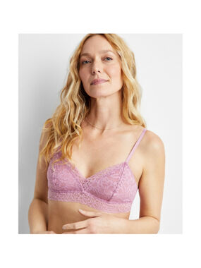 State of Day Women's Size Extra Small Pink / Purple Lace Bralette NWT